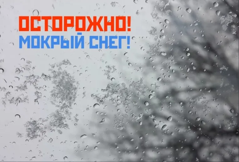 ПРЕДУПРЕЖДЕНИЕ "МОКРЫЙ СНЕГ"